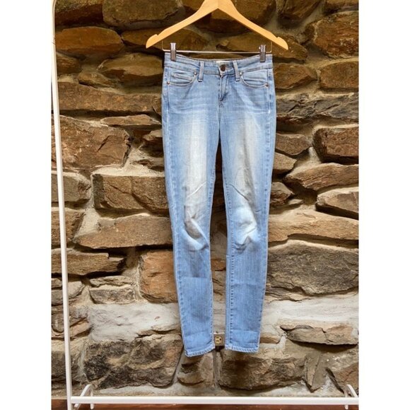 BUNDLE LOT OF 4 WOMEN'S SKINNY JEANS DENIM PAIGE HUDSON LEVI'S Size 24 25 - Picture 5 of 13